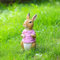 Uziqueif Häschen Deko statuen, Garten Teich Hase Dekofiguren, Ornament Für Bauernhof Balkon Deko Statue, Harz, Wetterfest