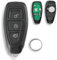 433MHZ 3 Tasten Fernbedienungs Für Ford Mondeo 2007 Key Für Ford Focus Mk4 Fernbedienung Fiesta Focus Kuga Galaxy B-MAX S-MAX C-MAX Fccid: KR55WK48801 mit ID63 Chip Schlüsselring