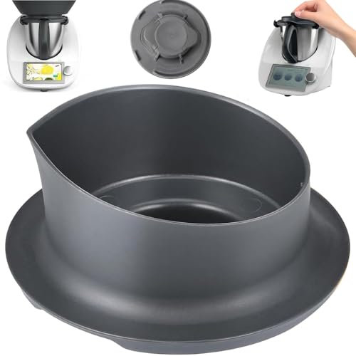 Alriedy Couvercle Thermomix pour appareil Vorwerk TM5 TM6, verre doseur de 100 ml et échelle de 50 ml, compatible avec les accessoires Thermomix TM5 et TM6, gobelet doseur pour un dosage précis