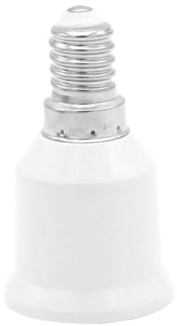 Porgeel E14 a E27 Convertitore Socket LED LED Adattatore Adattatore Energia Risparmio Smart Bulb Resistenza Resistente White White
