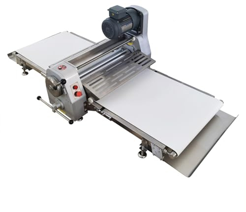 LGXEnzhuo Commercial Dough Sheeter 23.6x70.9in Belt 110V