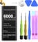 Battery for Samsung Galaxy Note 8, [6000mAh] (2024 Upgrade) Li-Polymer EB-BG950ABE replacement battery with Samsung Galaxy Note 8 with Professional Toolkit