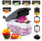 Vegetable Chopper - Mandoline Slicer, Onion Veggie Food Chopper with Container, Cucumber Potato Slicer, Salad Chopper Tool, 15 in 1 Kitchen Gadgets, Perfect for House Warming Gifts