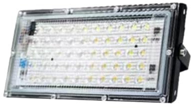 Okeeyseda Projecteur LED à Lumière Blanche Froide, Éclairage de Paysage de Lampe de Rue LED Étanche IP65, Projecteur Extérieur AC 220V, 50W
