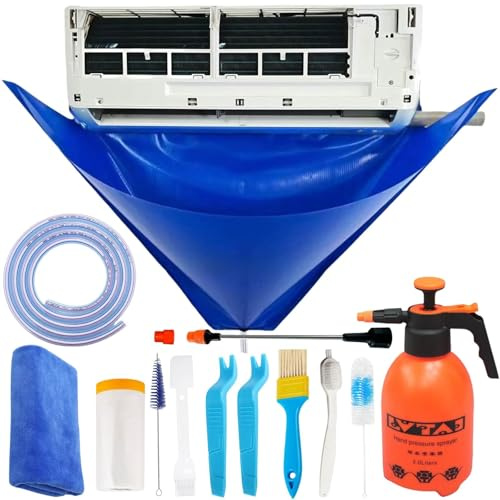Oiktylr 12 bolsas de limpieza de aire acondicionado mini dividido, cubierta de limpieza para aire acondicionado mini split (grande)