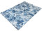 Riess Ambiente Maritimer Teppich Ocean - 230x160cm - blau weiß - Flachgewebe Indoor Pflegeleicht Bodenheizung geeignet Wellenmuster