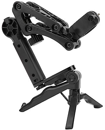 SustVita Stabilizzatore cardanico per smartphone, estensione flessibile anti shock, 3 assi, con piastra a sgancio rapido, essenziale per vlogging e fotografia