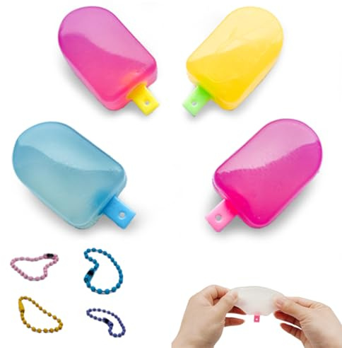 IKOPFLN 4 Stück Eis am Stiel Stress Relief Toy, squishy, Eis am Stiel Squishy, Soft Squeeze Eis am Stiel Toys, Montessori Sensorisches Quetschspielzeug für Autismus Spielzubehör