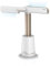 Shark TurboBlade Ventilador de torre, silencioso sin aspas multidireccional y de alta velocidad, alcance de 20 m, 10 velocidades, horizontal, oscilación 180°, temporizador, Gris paloma TF200SEUWH