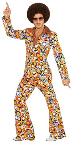 widmann 08994 Costume THE 70s GROOVY STYLE - bubbles XL