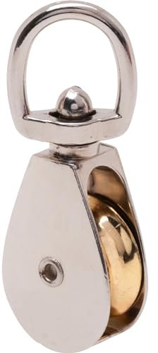 Sterling PULZ8 Single Swivel Pulley Wheel, silver