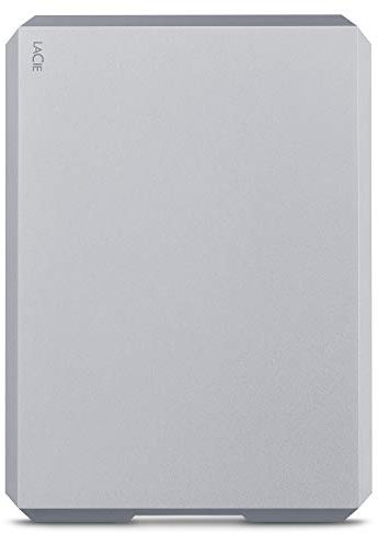 LaCie Mobile Drive, 5TB, External Hard Drive, Space Grey, USB-C, PC Mac iPad & iPhone, Data Rescue Service (STHG5000402)