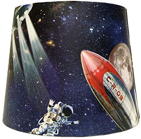 Space Lampshade Ceiling Light Shade Spaceship Planet Galaxy Nebula Kids Bedroom Accessories Decor Gifts