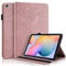 Vkooer Funda para Samsung Galaxy Tab S6 Lite 10.4 Pulgada 2022/2020 (SM-P619/ P613/ P615/ P610) Ligero PU Cuero Estuche Flip Carcasa Case Cover con Bolsillo de Tarjeta, Oro Rosado