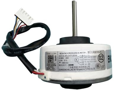 NUHFUFA Motor de aire acondicionado 20W WZDK20-38G (ZKFP-20-8-6) Motor de ventilador DC sin escobillas Parte OEM