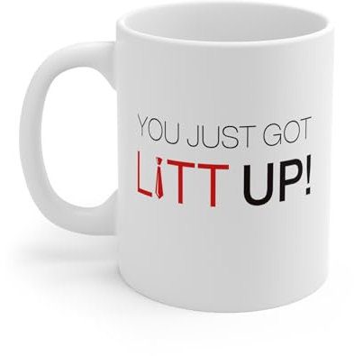 Louis-Litt Harvey-Specter Suits1 Lustige Kaffeetasse – Offizielle Louis-Litt-Tasse wie auf Anzügen zu sehen – Geschenk für Kaffeeliebhaber – 325 ml