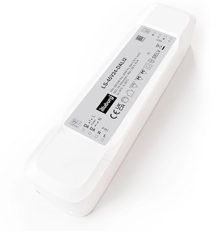 illuburg LED Trafo 24V 45W Dimmbar DALI Push Flickerfree LED Netzteil Treiber Driver Power Supply