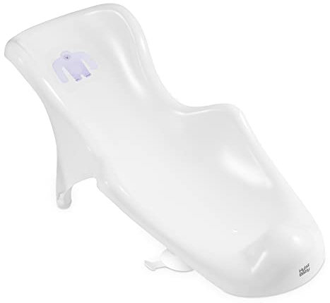 Hylat Baby Accesorio de baño para bebés - una valiosa ayuda para el baño de bebés y niños desde el nacimiento hasta los 6 meses aproximadamente. Blanco yeti