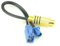 Elecbee Fakra HSD LVDS Kabel Fakra C-Buchse und Stecker auf Cinch-Buchse, RG174, 15 cm für GPS-Antenne