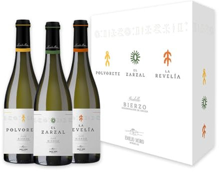 EMILIO MORO - Estuche Regalo El Godello Hecho Arte - Incluye 3 Vinos Blancos: Polvorete de 75 cl, El Zarzal de 75 cl y la Revelía de 75 cl