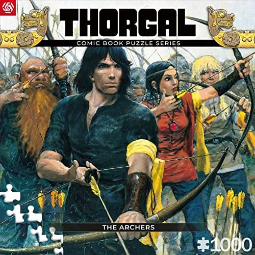 Good Loot Comic Book Puzzle Series Thorgal The Archers Puzzle-Artwork für Erwachsene und Teenager Puzzlespiel mit 1000 Teilen - Inspiriert von Bekannten Comic 68,3 x 48 cm