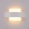 AIRTWESD Moderno Lámparas de cabecera 6W LED Lámpara de pared Material acrílico Metal lámpara de lectura Aplique 3000K Blanco cálido