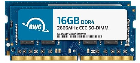 OWC Memoria DDR4 2666 MHz ECC Unbuff SODIMM 2Rx8 1,2 V compatibile con Synology D4ECSO-2666-16G, D4ES01-16G per NAS DiskStation, RackStation, FlashStation e NVR DVA