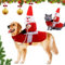 Hund Weihnachtsmann Kostüm, Katze Hund Weihnachtskostüm, Weihnachtsmann Hundemantel, Haustier Christmas Kleidung, mit Mütze Weihnachtsmann, für Katze Hund Weihnachten Party Geburtstag (XL)