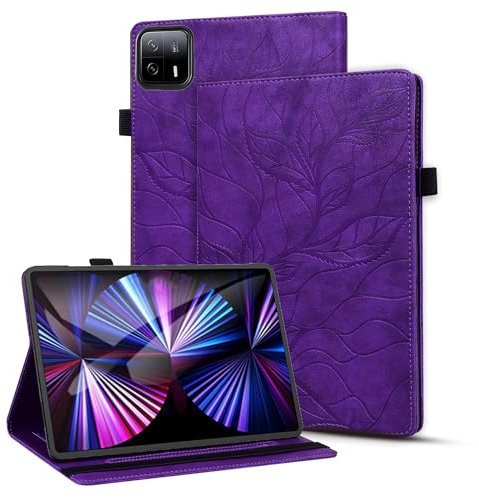 Vaitasy Funda para Xiaomi Mi Pad 6 MAX 14 Pulgadas 2023, Soporte Múltiple Ángulo Protectora Carcasa para Xiaomi Mi Pad 6 MAX 14 - Árbol de La Vida Morado