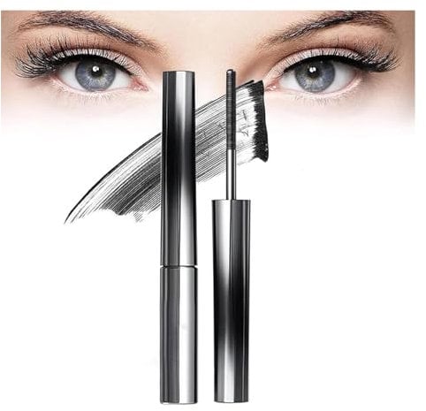 Judy Doll Mascara,3D Judydoll Waterproof Bristleless Mascara,Judy Doll Curling Iron Mascara,3D Curling Eyelash Iron Mascara,Doll Iron Brush Mascara,Judydoll Mascara Metal Wand (Black)