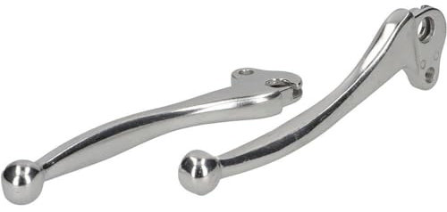 2EXTREME Bremshebel + Kupplungshebel Set silber kompatibel mit Vespa Classic 50 N, 50 S Primavera PX