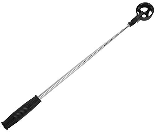 POENVFPO Golfball-Picker, Tragbarer Teleskop-Golfball-Retriever-Greifer mit Automatisch Verriegelndem Schaufel-Golfer-Werkzeug-Zubehör