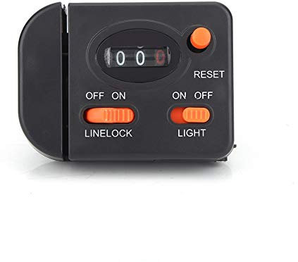 Akozon Digitaler Angelschnurzähler Mit Clip, Tiefenmesser Bis 99M