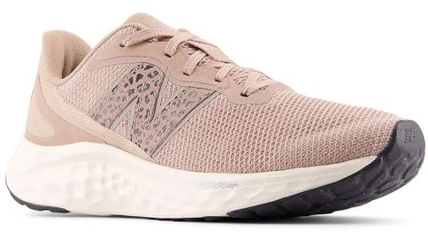 New Balance Women's Fresh Foam Arishi v4 Running Shoe, Flat Taupe/Black Cement/Permafrost, 3.5 UK