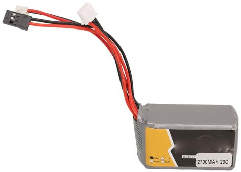 POENVFPO 7.4V 2700mAh RC Transmitter Battery, RC Receiver Battery Pack Lightweight RC Lipo Battery for RC Receivers