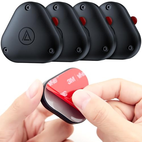 citymore Case for Apple Airtag 4 Pack, Waterproof Airtag Holder with Strong 3M Adhesive Sticker,Durable Air Tags Case for Bikes,Cars,Drones,Camera,Skis,Luggage Hidden