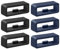 Mugust 6 Stück Uhrenarmband Schlaufe, 20mm Silikon Verschlussring für Garmin Vivoactive 5/3 Armband, Garmin Venu Sq/Venu Sq 2/Sq 2 Music/Venu 2 Plus, Forerunner 55/165/245, Armbänder Keeper