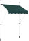 RELAX4LIFE Tenda da Sole per Esterno con Morsetto senza Forare, Telaio Telescopico, Telo Anti-UV, Altezza e Inclinazione Regolabile, Ideale per Balcone e Terrazzo (Verde, 150x175cm)