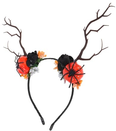 TOVINANNA Haarreif aus Künstlichen Ästen Haarreif mit Ast-optik Realistischer Hirschgeweih- Geweih- Herbstaccessoires Foto-requisite