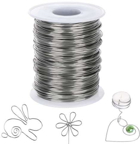 304 Stainless Steel Wire, 100m x 0.8mm, Silver, 1 Roll