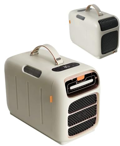 Mini Aire Acondicionado Portátil para Tienda de Techo, Climatizador Móvil 4800 BTU con Mando a Distancia, Enfriador de Aire para Camper Van Life y Garaje