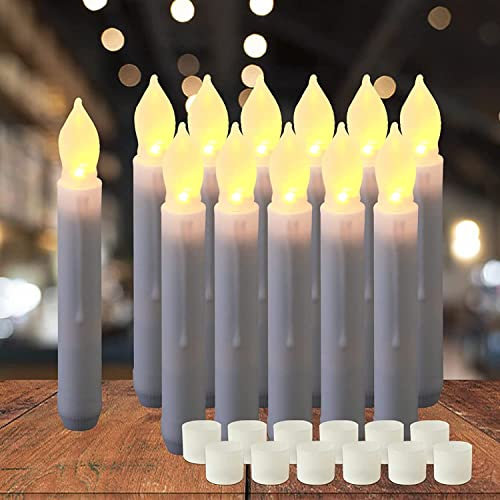 Lange Kerzen für Leuchter 12