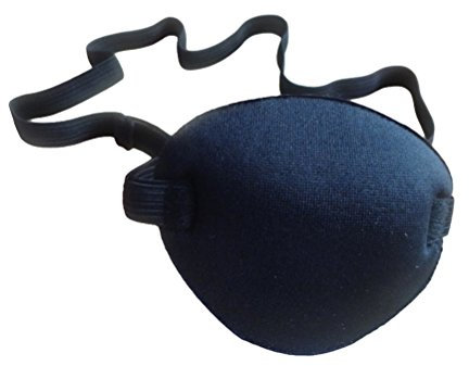 Healifty Cache-œil Médical Extensible Patch Oeil Oculaire Patch Pirate avec Sangle Réglable pour Adultes et Enfants 4 Pièces