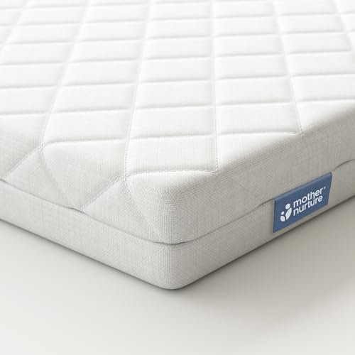 Mother Nurture Matratze für Babybett, Schaumstoff, 89 x 40 x 3,5 cm