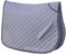 Rhinegold 0 Twin Bound Saddle Cloth-Cob-White Schabracke, weiß
