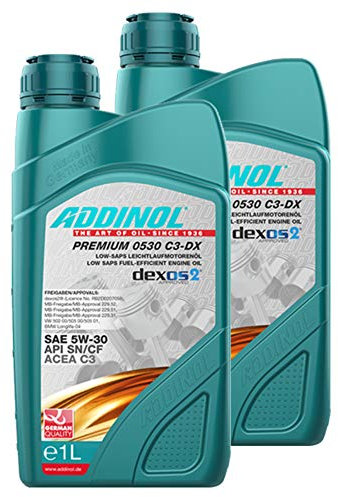 Addinol 2X Motoröl Motorenöl Motor Motoren Motor Oil Engine Oil Benzin Diesel 5W-30 Premium 0530 C3-Dx 1L 72213107