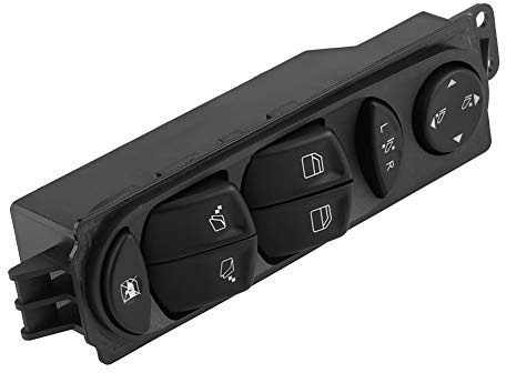 Autofensterschalter Power Master Fensterheberregler Schalter Kompatibel mit Viano Vito W639 Vorne links Fahrerseite