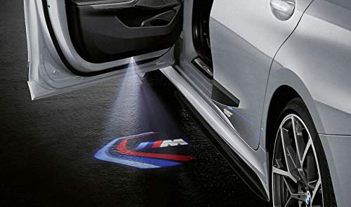 BMW Diapositives d'origine, pour projecteurs de porte, montrent un logo M