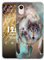 Sunrive Kompatibel mit Cat S52 Hülle Silikon, Transparent Handyhülle Schutzhülle Etui Case (Q Wolf 5)+Gratis Universal Eingabestift MEHRWEG