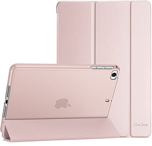 ProCase iPad Mini Case for 7.9 inch iPad Mini 5 / 4, Slim Soft TPU Trifold Stand Folio Smart Case - Pink